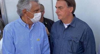 Em viagem de dois dias, Ronaldo Caiado deve receber Bolsonaro neste sábado, em Goiânia